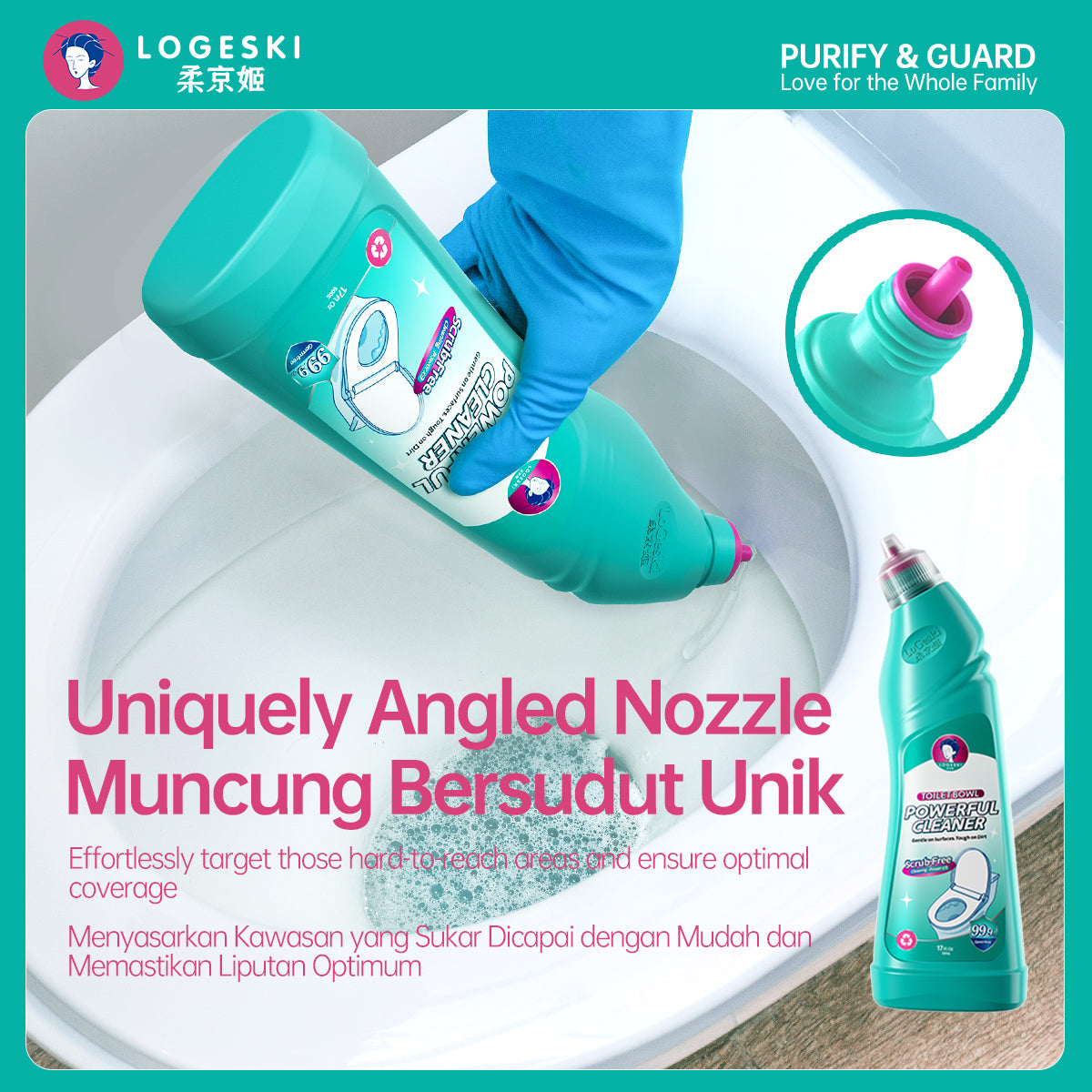 Fun and Easy Toilet Cleaning Tips with LOGESKI No-Scrub Toilet Cleaner