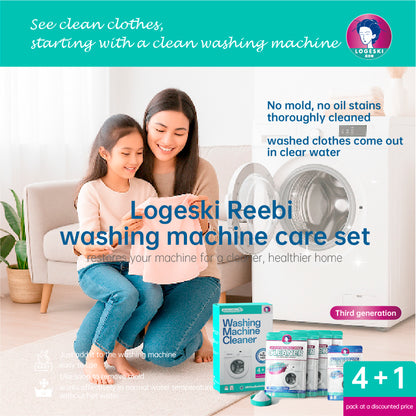 LOGESKI Washing Machine Cleaner – No Soak, Anti-Mold & Fresh
