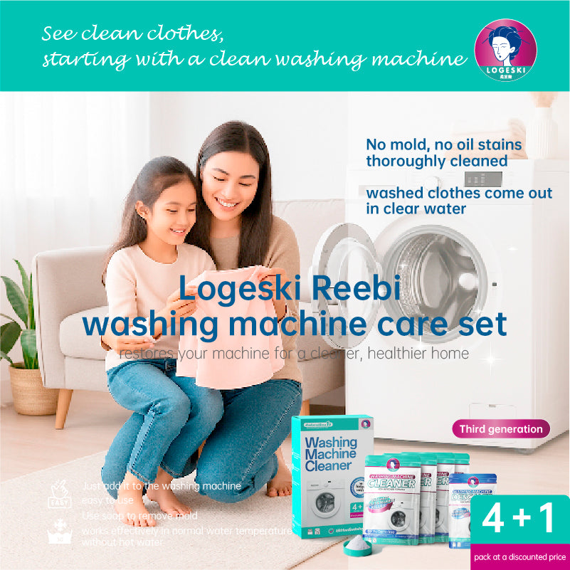 LOGESKI Washing Machine Cleaner – No Soak, Anti-Mold & Fresh