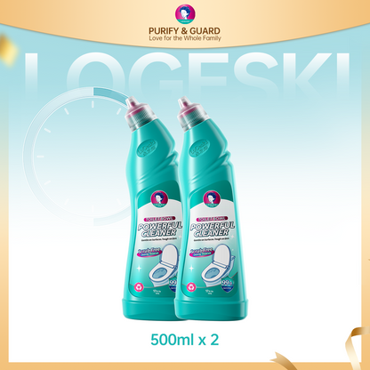 Logeski Pembersih Toilet Tanpa Sikat – Penghilang Kerak & Bau, 500 ml / 2 Botol